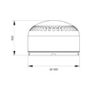Kombi LED fény-/hangmodul kültéri 32hang d92mm BM..-re 12-24V AC/DC piros 105dB MHZ 8932 GROTHE