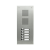 Csengőnyomó panel 1oszlop LED/8-16VADC  160x366x56mm 5-lakás sokerű Robusta V2A TS 788 1-5 GROTHE
