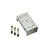 Gyűjtősínadapter (12-30x5-10mm sínre) 3P (SE GV7,J250,NSX100,NSX160,NSX250-hez) 60mm-síntáv 250A EQUES 60Classic Wöhner