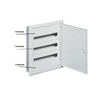 Maszk (FW424-szekrényhez) alsó/felső 550mm x 225mm porszórt acél FW2 Hager