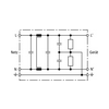 Hálózati szűrő hálózat oldali védelemre 230V/DC 10A NF 10 DEHN