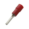 Hengeres csapos saru 0.5-1,5mm2 csapos-alakú PVC piros réz ónozott PCSC Haupa