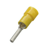 Hengeres csapos saru 4-6,0mm2 csapos-alakú PVC sárga réz ónozott SCSC Haupa