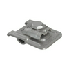 Csőbilincs rögzítőlappal HVC-85 28mm nemesacél V2A (aluminium csőtartórész) HVC J.PRÖPSTER