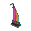Imbuszkulcs készlet 1mágnesező 1.5-10mm 9db-os 950/9 Hex-Plus Multicolour 3 L-key WERA
