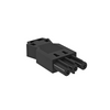 Installációs lengő dugalj fekete 3P hüvely 250V 16A csavaros BT-S GST18i3p SW OBO-BETTERMANN