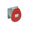 Ipari dugalj beépíthető 32A 3P 400V(50+60Hz) piros egyenes IP44 P17 Tempra Dafbc-323k06m LEGRAND