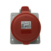Ipari dugalj beépíthető 32A 5P 400V(50+60Hz) piros egyenes P17 Tempra PRO Dafbe-324k06 m LEGRAND