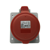 Ipari dugalj beépíthető 3P+N+E 32A 400V(50+60Hz) piros IP44 P17 Tempra PRO Dafbe-324k06 m LEGRAND