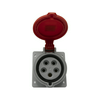 Ipari dugalj beépíthető 32A 5P 400V(50+60Hz) piros egyenes P17 Tempra PRO Dafbe-324k06 m LEGRAND