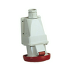 Ipari dugalj falra szerelhető 2P+E 32A 380-415V(50+60Hz) piros IP67 műanyag PratiKa Schneider