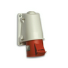Ipari dugalj falra szerelhető 3P+E 32A 380-415V(50+60Hz) piros IP44 műanyag PratiKa Schneider
