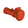 Ipari dugalj lengő 3P+E 16A 3P 380-415V(50+60Hz) piros egyenes IP67 műanyag PratiKa Schneider