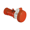 Ipari dugalj lengő 3P+E 32A 3P 380-415V(50+60Hz) piros egyenes IP67 műanyag PratiKa Schneider