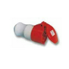 Ipari dugalj lengő 6P+E 16A 7P 400V(50+60Hz) piros egyenes IP44 műanyag 6h-pozíció Shark PCE