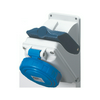 Ipari dugalj ráépíthető 3P+N+E mechanikai reteszelés 16A IP55 400V(50+60Hz) piros IB GEWISS