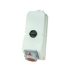 Ipari dugalj tokozott 3P+N+E mechanikai reteszelés 125A IP67 400V(50+60Hz) piros műanyag PCE
