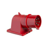 Ipari dugvilla 2P+E falonkívüli 16A 2-pólus 400V(50+60Hz) piros műanyag PratiKa Schneider