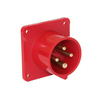 Ipari dugvilla 3P+E beépíthető 16A 4P 400V(50+60Hz) piros műanyag egyenes csavaros PCE