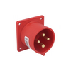 Ipari dugvilla 3P+E beépíthető 32A 4P 400V(50+60Hz) piros műanyag egyenes csavaros PCE