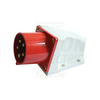 Ipari dugvilla 3P+N+E falonkívüli 32A 5P 400V(50+60Hz) piros műanyag ferde Dfr-324 TRACON
