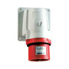 Ipari dugvilla falonkívüli 16A 5P 400V(50+60Hz) piros műanyag P17 Tempra Dfr-164k06m LEGRAND