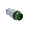 Ipari dugvilla lengő 2P 32A 20-25V/40-50V(>400-500Hz) zöld IP44 műanyag PratiKa Schneider
