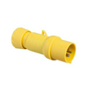 Ipari dugvilla lengő 2P+E 16A 2P 110V(50+60Hz) sárga IP44 műanyag csavaros PratiKa Schneider