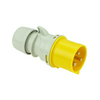 Ipari dugvilla lengő 2P+E 32A 110V(50+60Hz) sárga IP44 műanyag csavaros 4h-pozíció Shark PCE