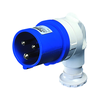 Ipari dugvilla lengő 2P+E 32A 200-250V(50+60Hz) kék IP44 műanyag csavaros IEC309HP GEWISS