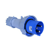 Ipari dugvilla lengő 2P+E 63A 3P 230V(50+60Hz) kék IP67 műanyag csavaros Power Twist PCE
