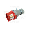 Ipari dugvilla lengő 3+PE 16A 4P 400V(50+60Hz) piros IP44 műanyag csavaros 6h-pozíció TRACON