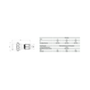 Ipari dugvilla lengő 3P+E 125A 400V(50+60Hz) piros IP67 műanyag csavaros Power Twist PCE