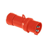 Ipari dugvilla lengő 3P+E 16A 3P 400V(50+60Hz) piros IP44 műanyag csavaros PratiKa Schneider