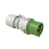 Ipari dugvilla lengő 3P+E 16A 50-500V(100-300Hz) zöld IP44 műanyag csavaros 10h-pozíció Shark PCE