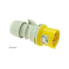 Ipari dugvilla lengő 3P+E 32A 110V(50+60Hz) sárga IP44 műanyag csavaros 4h-pozíció Shark PCE