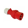 Ipari dugvilla lengő 3P+E 32A 4P 400V(50+60Hz) piros IP44 műanyag csavaros 6h-pozíció Shark PCE