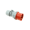 Ipari dugvilla lengő 3P+N+E 16A 5P 400V(50+60Hz) piros IP44 műanyag 6h-pozíció Turbo Shark PCE