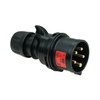 Ipari dugvilla lengő 3P+N+E 16A 400V(50+60Hz) piros IP44 műanyag csavaros 6h-pozíció Midnight PCE