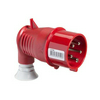 Ipari dugvilla lengő 3P+N+E 16A 5P 400V(50+60Hz) piros IP44 műanyag csavaros PratiKa Schneider