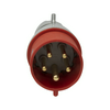Ipari dugvilla lengő 3P+N+E 32A 380-415V(50+60Hz) piros IP44 műanyag P17 Tempra PRO LEGRAND