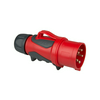 Ipari dugvilla lengő 3P+N+E 32A 400V(50+60Hz) piros IP44 műanyag csavaros 6h-pozíció Shark PCE