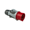 Ipari dugvilla lengő 3P+N+E 32A 5P 400V(50+60Hz) piros IP44 műanyag Shark PCE