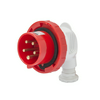 Ipari dugvilla lengő 3P+N+E pipa 32A 380-415V(50+60Hz) piros IP67 műanyag IEC309HP GEWISS
