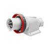 Ipari dugvilla falra szerelhető 3P+N+E ráépíthető 63A 380-415V(50+60Hz) piros IEC309HP GEWISS