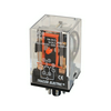 Ipari  relé 3A/230VAC/28VDC 2v dugaszolós 3A 12VDC monostabil IP20 teszt-gombbal TRACON