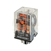 Miniatűr ipari  relé 3A/230VAC/28VDC 3v dugaszolós 24VDC monostabil IP20 TRACON