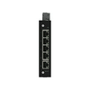 Ipari switch DIN sín Ethernet 5x10/100/1000Mbps RJ45-port IP30 WAGO