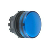 Jelzőlámpa fej d22 Ba9-hez kerek kék magas 1-lámpa fekete IP66 Harmony XB5 Schneider