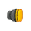 Jelzőlámpa fej d22 Ba9-hez kerek sárga magas 1-lámpa fekete IP66 Harmony XB5 Schneider